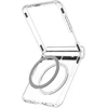 Dėklas SPIGEN ULTRA HYBRID PRO MAGSAFE GALAXY Z FLIP 8 SKAIDRUS/Baltas