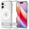Spigen Ultra Hybrid "S" MagSafe dėklas skirtas Apple iPhone 17 – skaidrus and baltos spalvos