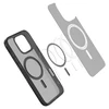 Apple iPhone 16 Pro Max Spigen Ultra Hybrid „T” Mag MagSafe Frost dėklas telefonui juodos spalvos