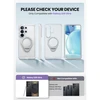 Dėklas SupCase Cosmo Mag MagSafe Samsung Galaxy S26 Ultra Frost skaidrus