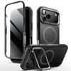 Supcase IBLSN Ares Flip Mag MagSafe dėklas skirtas Apple iPhone 17 Pro - juodos spalvos