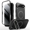Supcase IBLSN Ares Flip Mag MagSafe dėklas skirtas Apple iPhone 17 Air – juodos spalvos