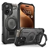 Supcase UB Grip Mag MagSafe dėklas skirtas Apple iPhone 17 – juodos spalvos