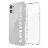SuperDry Snap Apple iPhone 12 mini Skaidrus dėklas telefonui baltos spalvos 42593