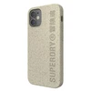 SuperDry Snap Apple iPhone 12 mini Compostable dėklas telefonui smėlio spalvos 42623