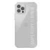 Dėklas SUPERDRY SNAP CASE CLEAR IPHONE12/12 PRO TRANSPARENT / Sidabrinis