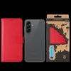 Tactical Field Notes dėklas skirtas Samsung Galaxy A57 raudonos spalvos