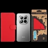 Tactical Field Notes dėklas skirtas Xiaomi Redmi Note 15 Pro+ raudonos spalvos