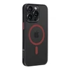 Tactical MagForce Hyperstealth 2.0 dėklas telefonui Apple iPhone 15 Pro Max juodos ir raudonos spalvos