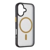 Tactical MagForce Hyperstealth 2.0 dėklas telefonui Apple iPhone 16 juodos ir geltonos spalvos