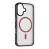 Tactical MagForce Hyperstealth 2.0 dėklas telefonui Apple iPhone 16 juodos ir raudonos spalvos