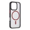 Tactical MagForce Hyperstealth 2.0 dėklas telefonui Apple iPhone 16 Pro juodos ir raudonos spalvos