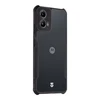 Dėklas Tactical Taktinis kvantinis slaptas dangtelis, skirtas Motorola G34 skaidrus/juodas
