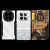 Tactical Quantum Stealth dėklas skirtas Xiaomi Redmi Note 15 5G Clear/juodos spalvos