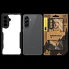 Tactical Quantum Stealth dėklas skirtas Samsung Galaxy A57 skaidrus/juodos spalvos