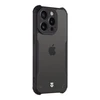 Dėklas Tactical Quantum Stealth dangtelis, skirtas Apple iPhone 15 Pro skaidrus/juodas