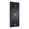 Dėklas Tactical Quantum Stealth Cover for Motorola G04 Clear/Juodas