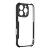 Tactical Quantum Stealth dėklas skirtas Apple iPhone 16 Pro skaidrus ir juodos spalvos