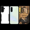 Tactical Quantum Stealth dėklas skirtas Samsung Galaxy A37 skaidrus/juodos spalvos