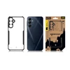 Tactical Quantum Stealth dėklas Samsung Galaxy A16 5G skaidrus ir juodos spalvos