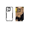 Tactical Quantum Stealth dėklas skirtas Apple iPhone 16 Pro skaidrus ir juodos spalvos