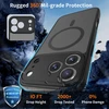 Tech-Protect BasicMag MagSafe dėklas skirtas Apple iPhone 17 Pro Max – matinis juodos spalvos