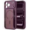 Dėklas Tech-Protect Basicmag Magsafe iPhone 17 Pro Max / 18 Pro Max matte dark cherry