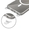 Dėklas Apple iPhone 16 Tech-Protect Flexair Chain MagSafe Pilkas & Rožinė transparent