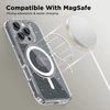 Apple iPhone 16 Pro Max Tech-Protect FlexAir Hybrid MagSafe Glitter dėklas telefonui skaidrus