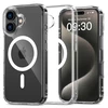 Apple iPhone 16 Tech-Protect FlexAir Hybrid MagSafe Clear dėklas telefonui skaidrus