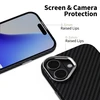 „Tech-Protect Ion Carbon MagSafe“ dėklas, skirtas „iPhone 17“ - juodas ir sidabrinis