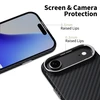 Tech-Protect Ion Carbon MagSafe dėklas skirtas Apple iPhone 17 Air – juodos spalvos ir Sidabrinis
