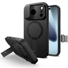 Tech-Protect Kevlar Aura MagSafe dėklas skirtas Apple iPhone 17 Pro – juodos spalvos