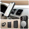 Tech-Protect Kevlar Aura MagSafe dėklas skirtas Apple iPhone 17 – juodos spalvos