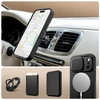 Tech-Protect Kevlar Aura MagSafe dėklas skirtas Apple iPhone 17 Pro Max – juodos spalvos