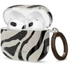 Tech-Protect Lamano dėklas AirPods 4 / 5 - juodas ir smėlio spalvos