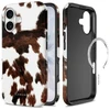 Dėklas Tech-Protect Lamano MagSafe case for iPhone 17 - ruda and baltas