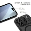 Tech-Protect MagCam MagSafe dėklas skirtas Apple iPhone 17 Pro – matinis juodos spalvos