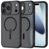 Tech-Protect MagCam MagSafe dėklas skirtas Apple iPhone 17 Pro Max – matinis juodos spalvos