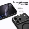 Tech-Protect MagEdge MagSafe dėklas skirtas Apple iPhone 17 Pro – matinis juodos spalvos