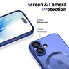 „Tech-Protect MagFlex MagSafe“ dėklas, skirtas „iPhone 17“ – skaidrus tamsiai mėlynas Mėlyna
