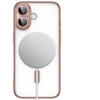Dėklas Tech-Protect MagFlex Case for iPhone 17 - Transparent Rožinė