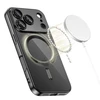 Tech-Protect MagFlex MagSafe dėklas skirtas Apple iPhone 17 – skaidrus juodos spalvos