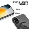 „Tech-Protect MagFlex MagSafe“ dėklas, skirtas „iPhone 17“ – skaidrus, juodas