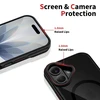 „Tech-Protect MagHybrid MagSafe“ dėklas, skirtas „iPhone 17“ – Juodas ir Raudona
