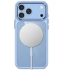 Dėklas Mėlyna Tech-Protect Magmat Magsafe CC do iPhone 17 Pro Max / 18 Pro Max light mėlynas/clear