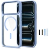 Dėklas Mėlyna Tech-Protect Magmat Magsafe CC do iPhone 17 Pro / 18 Pro light mėlynas/clear