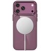 Dėklas Tech-Protect Magmat Magsafe CC do iPhone 17 Pro Max / 18 Pro Max dark cherry/clear