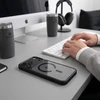 Dėklas Tech-Protect Magmat Magsafe CC do iPhone 17 Pro / 18 Pro juodas/clear