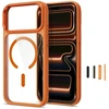 Dėklas Tech-Protect Magmat Magsafe CC case for iPhone 17 Pro / 18 Pro - oranžinis-transparent